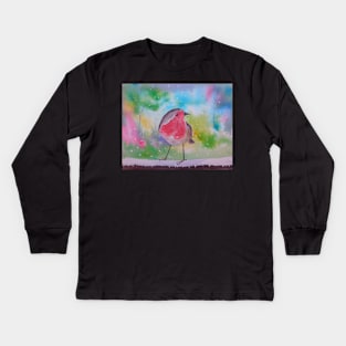 Robin Redbreast Kids Long Sleeve T-Shirt